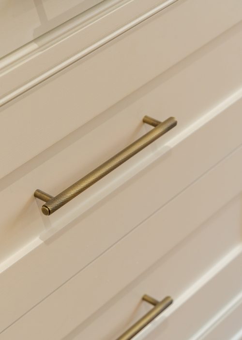 Elderwood Kitchen antique brass handles